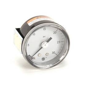 00-833152 Vulcan Hart Pressure Gauge 6.55 Inch X 4.95 Ss 0.52 Lbs Npt Connection