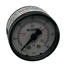 0615705 Watts Pressure Gauge 0-60psi Kpa Ki.1.6 Inch Free Shipping