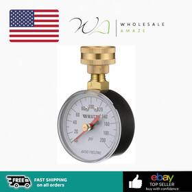Ac560184535 Watts 2-1/2 Inch Hose Connection Water Pressure Test Gauge 3/4 20 Mm Ht