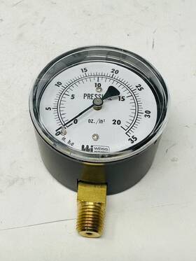 Dg25c-035-4l Weiss Gas Pressure Gauge 2.5 Inch Face 0-35 In/wc 1/4 Npt