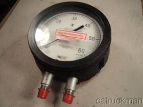 Gp2-15-3diff Weiss Differential Pressure Gauge 4 Inch Dial With 0-60 Psi Scale
