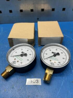 25ctslf-060-4l-po Weiss Instruments 2 60 Psi 1/4npt Pressure Gauge S