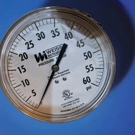 4cts-1-060-4l-po Weiss Instruments 4cts-1-060-4l-po. 60 Psi Pressure Gauge