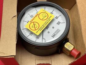 4pg-1 Weiss Instruments 100 Psi 1/4 Npt Pressure Gauge