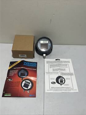 Dugy3-100-2l Weiss Instruments Solar-powered Pressure Gauge 100 Psi Inch Npt