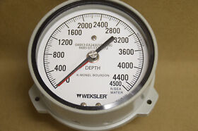 Ea243uvfrwbo Weksler 0-4500 Ft. Sea Water Depth Pressure Gage 6685011372172 1-e