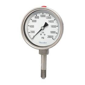4001-9lv-gf Weksler 4001-9lv-gf/q017 Pressure Gauge 9/16 In Npt Bottom Location