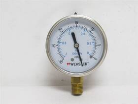 By43-y-vc-4-l-w Weksler 240947 New-no Box Vacuum Gauge -30-0inhg -1-0 Ss