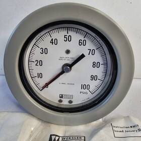 Da24-3pmp-rwbo Weksler Da24-3pfp-rwbo 4.5 Inch K-monel Bourdon 100 Psi Gauge