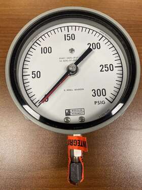 Da24-3pjf-lwbo Weksler Pressure Gauge 0-300 Psi