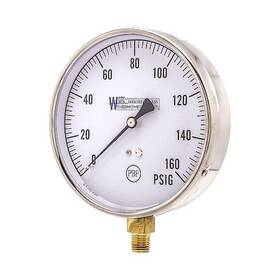Ea14d-pbf Weksler Pressure Gauge Stainless Steel