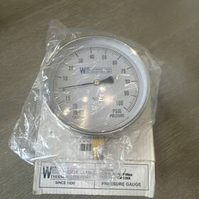 Ea14-k Weksler Glass Thermometer Corp Wgtc 4.5 Inch Pressure Gauge