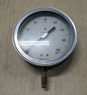 Gr4-17-3p Weksler Pressure Gauge 0/160 Psi