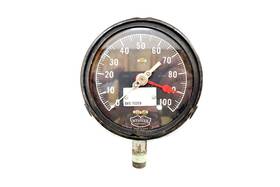 Weksler Instruments 35-0/100 Vintage Pressure Gauge Made In Usa 4.75 Inch Across