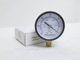 Ua25h4l Weksler 237710 New In Box Vacuum Gauge -30 Inch - Hg 1/4npt 2.5 Dial
