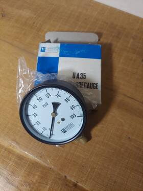 Ua35 Weksler Pressure Gauge 0-100 Psig