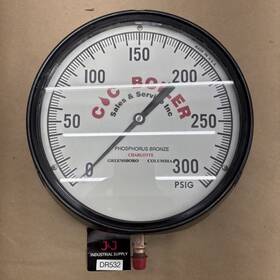 Ww000874 Weksler New Wekler 8-1/2 Inch Regal Pressure Gauge 0/300 Psi 1/4 Npt