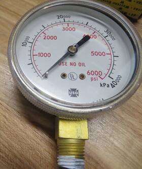 G-25-6000w Western Enterprises G-25-6000 Compressed Gas Fittings Gauge Nib