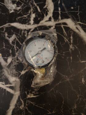 S100-108 Westwood Pressure Gauge 1/4 Lm 2 Inch Face 0-15 Psi