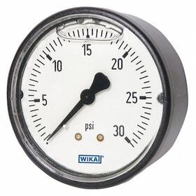 113.13.15.100.b Wika Commercial Pressure Gauge To 100 Psi 1 1/2 In Dial