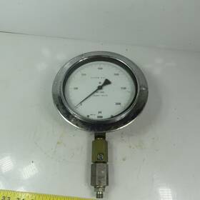 1267607 Wika 6 Inch Flanged Mount Pressure Test Gauge 0-3000 Psi