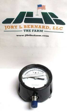 15in.h20 Wika Ashcroft Bellows Gauge 15 Inch H20 1/2 Sst Mnpt Lm Dry Surplus