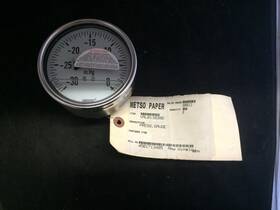 162810 Wika Oil Filled Pressure Gauge -30-0 Inch Hg