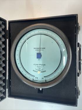 220m7kd Wika -30 Inch Hg To 15psi 10 Precision Test Gauge Acc /- 0.1% Very Good Condition