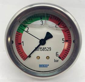 30158529 Wika Oil-filled Pressure Gauge 0-6bar