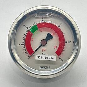 334-130-004 Wika Pressure Gauge 0-6 Bar Oil Filled