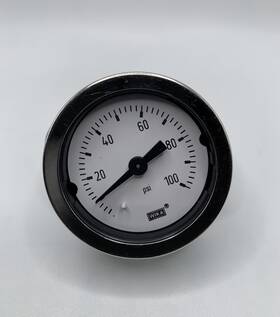 4231317 Wika Air Pressure Gauge 111.16 1.5 Inch 100psi 1/8 Npt Cbm