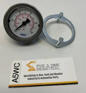 111.16p Wika 4231465 2 Inch 1/4 Npt Gauge 100 Psi Center Back Mount