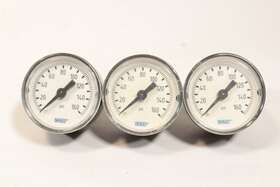 El2986h Wika 4246251 Lot Of 3 - 160 Psi Pressure Gauge 1.5 Inch 38.1 Mm Diameter