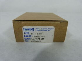 4253043 Wika Pressure Gauge 1/4 New