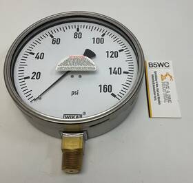 4287895 Wika 6 Inch Gauge 212.20 160 Psi 1/2 Npt Lower