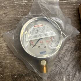 50242032 Wika 213.53 2.5 Inch Gauge 100 Psi 1/4 Npt Liquid Filled 9693764