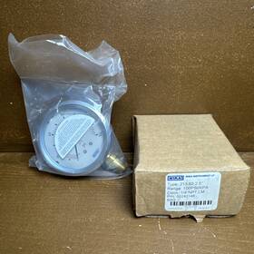 50242148 Wika Instrument Pressure Gauge 213.53 2.5ftft 100psi Kpa 1/4ftft Npt Lm