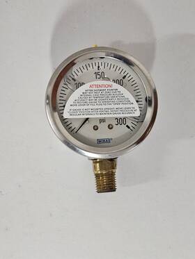 50791532 Wika 213.53 2.5 Inch Pressure Gauge To 150 Psi
