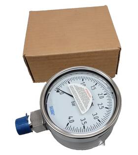 5227174 Wika Industrial Pressure Gauge 232.30 4 Inch 4bar 1/2 Npt Lm