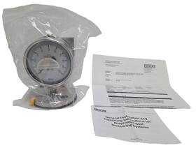 52272206 Wika New 232.50 1/2 Inch Flanged Bourbon Tube Pressure Gauge 10bar Ss