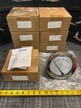 20923161 Wika 52721120 New- Chart 700.05 Pressure Gauge 4-1/2 Inch 4.5 In H2o 80inh2o -new