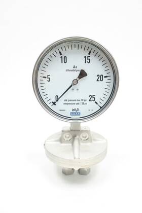 0-25in-h2o Wika 732.51.160 52535673 Pressure Gauge 6in 1/2in Npt