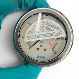 Wika 7893231 Type 213.53 Pressure Gauge 60 Psi 400 Kpa 2.5 Inch 1/8 Npt - New