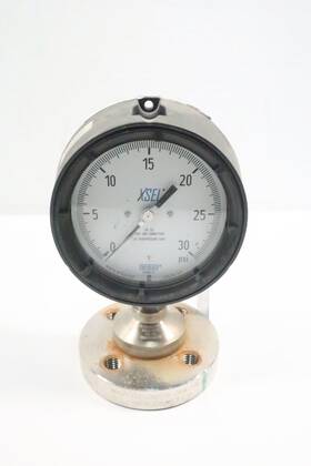 8100bkyo Wika Pressure Gauge 4-1/2in 0-30psi