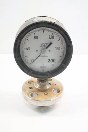 8100dqq6 Wika Pressure Gauge 4-1/2in 0-200psi