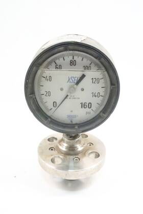 8100ribx Wika Xsel Pressure Gauge 4-1/2in 0-160psi
