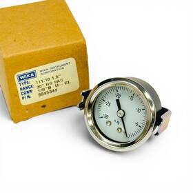 8845344 Wika 111.10 1.5 Inch Vacuum Pressure Gauge 0-30 Hg Vac 1/8 Back Conn - New