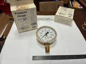 8985033 Wika 400 Psi Pressure Gauge For Compressed Gas Regulators 2-1/2 Inch Usa
