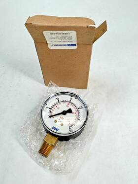 8990560 Wika Pn Pressure Gauge 0-30 Psi And Kpa 1/4 Inch Npt 2-1/2 Face