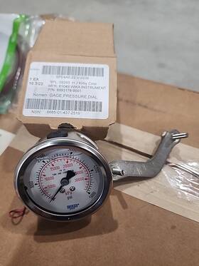 N8993178-0001 Wika 8993178-0001 Pressure 0-5000 Psi Guage P/n8993178-0001